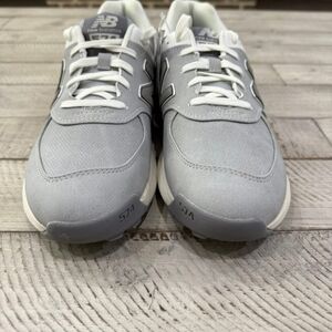 New Balance Womens 574 V2 Golf Shoes in White and Grey